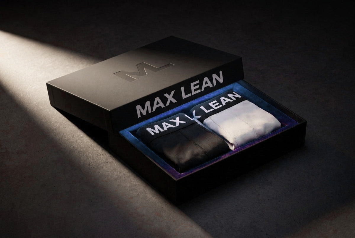 MAX ONE Duo in der schwarzen Klappbox mit ML-Praegung, zwei Trunks