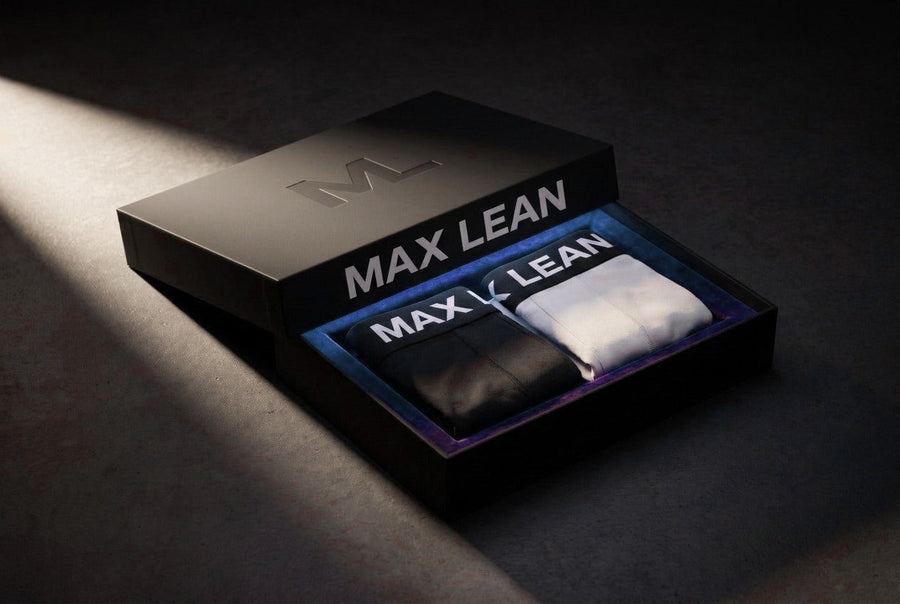 MAX ONE Duo in der schwarzen Klappbox mit ML-Praegung, zwei Trunks