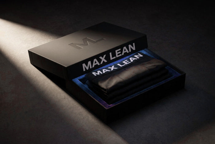 MAX ONE Set in der schwarzen Klappbox mit ML-Praegung, drei Trunks
